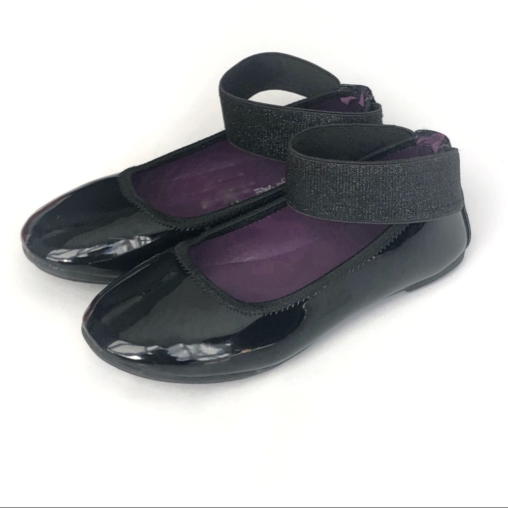 Like New Black patent leather flats